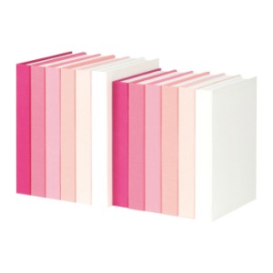 [ST-048] 패브릭 핑크라인 모형책 세트